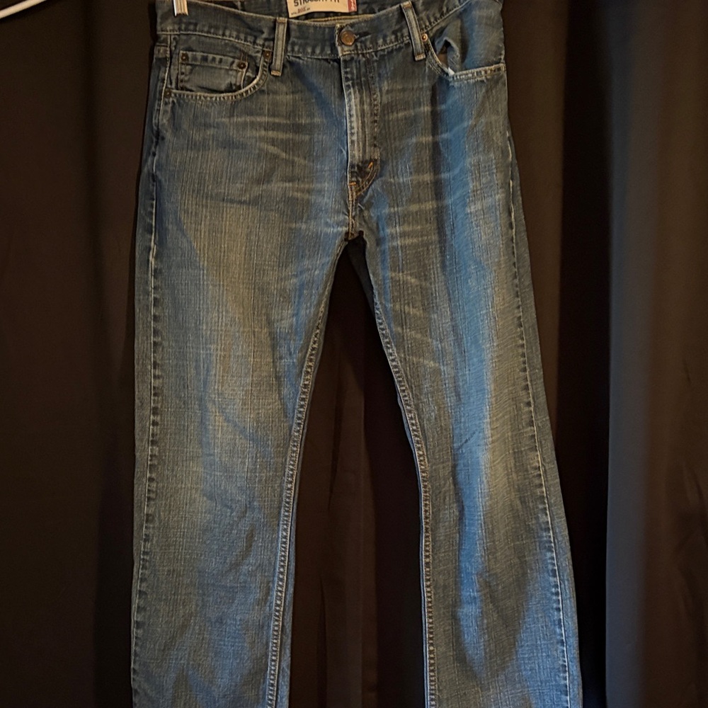 Stylish Slim Straight Blue Jeans